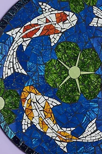 Buy Koi Fish Mosaic Online at Earthbound Trading