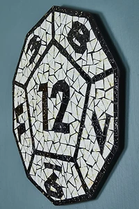 D12 Game Dice Mosaic