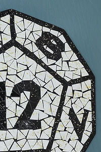 D12 Game Dice Mosaic