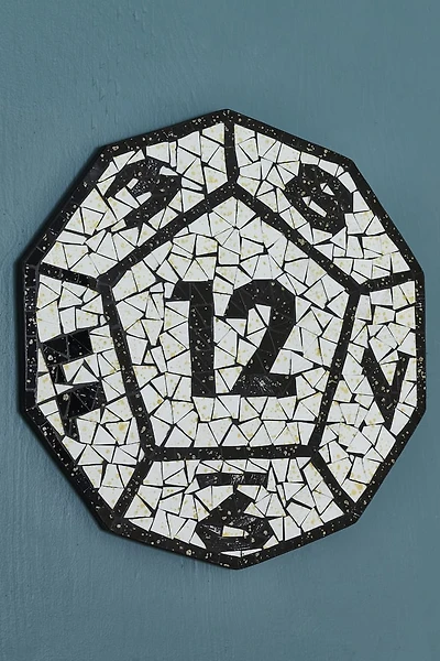 D12 Game Dice Mosaic