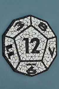 D12 Game Dice Mosaic