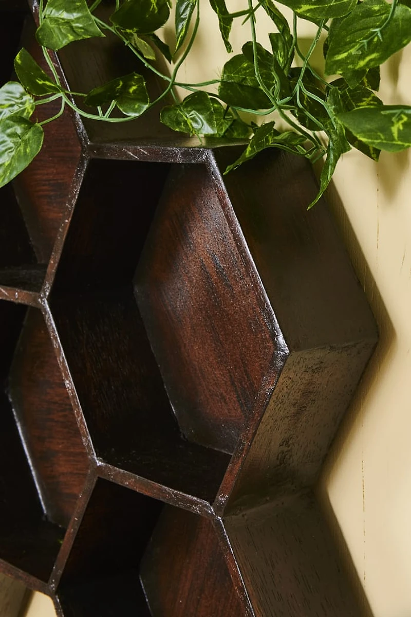 Buy Honeycomb Wood Shelf Online at Earthbound Trading