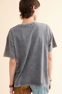 Grey Free Spirit Butterfly T-Shirt