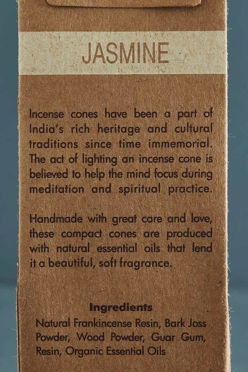 Buy Jasmine Organic Goodness Incense Cone and Burner Set Online at Earthbound Trading
