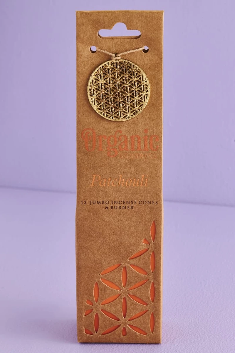Buy Patchouli Organic Goodness Incense Cone and Burner Set Online at Earthbound Trading