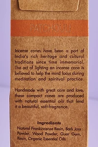 Buy Patchouli Organic Goodness Incense Cone and Burner Set Online at Earthbound Trading