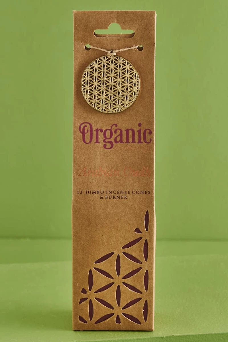 Buy Arabian Oudh Organic Goodness Incense Cone and Burner Set Online at Earthbound Trading