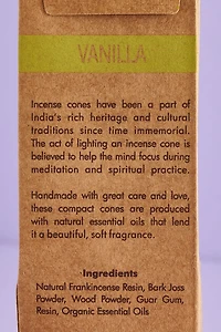 Buy Vanilla Organic Goodness Incense Cone and Burner Set Online at Earthbound Trading