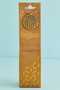 Buy Sandalwood Organic Goodness Incense Cone and Burner Set Online at Earthbound Trading