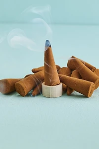 Buy Sandalwood Organic Goodness Incense Cone and Burner Set Online at Earthbound Trading