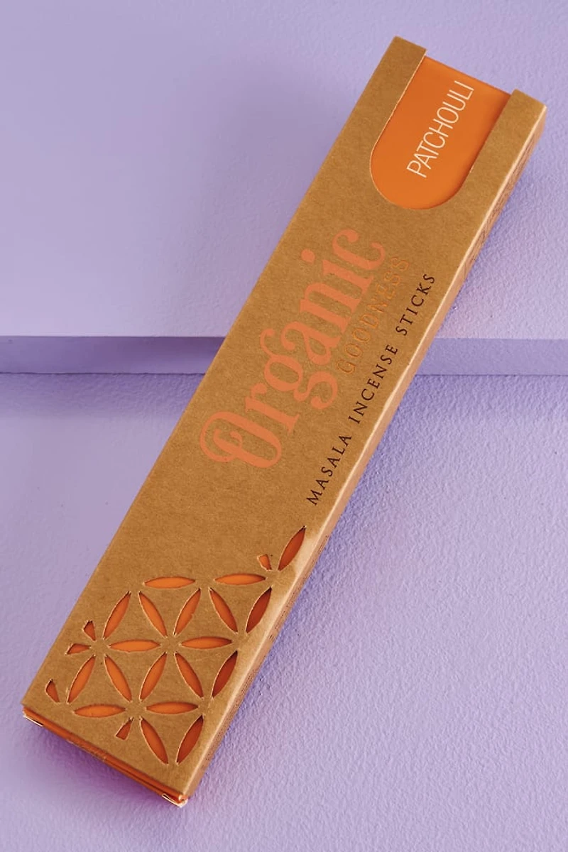 Buy Patchouli Organic Goodness Incense Sticks 15g Online at Earthbound Trading