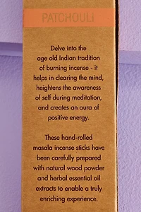 Buy Patchouli Organic Goodness Incense Sticks 15g Online at Earthbound Trading