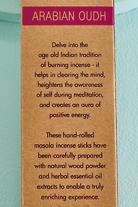 Buy Arabian Oudh Organic Goodness Incense Sticks 15g Online at Earthbound Trading