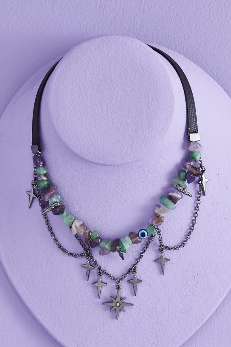 Buy Mystic Star Stone Chip Necklace Online at Earthbound Trading