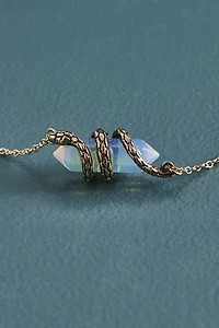 Buy Opalite Point Snake Wrapped Necklace Online at Earthbound Trading