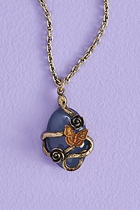 Buy Garden Snake Wrapped Resin Necklace Online at Earthbound Trading