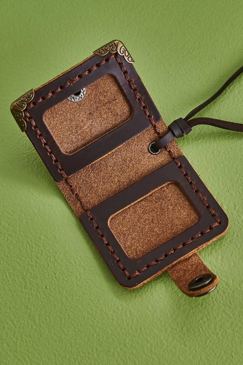 Buy Celestial Brown Leather Mini Book Necklace Online at Earthbound Trading