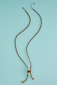 Ground Your Energy with Brown Quartz Wrap Necklace - Shop Now