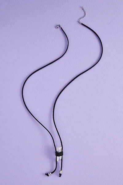 Shop Black Clear Quartz Wrap Necklace - boho Crystal Energy