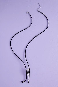 Shop Black Clear Quartz Wrap Necklace - boho Crystal Energy
