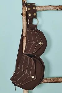 Buy Brown Double Belt Bag  Online at Earthbound Trading