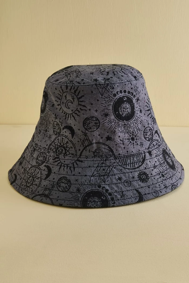 Buy Dark Grey Celestial Bucket Hat Online at Earthbound Trading
