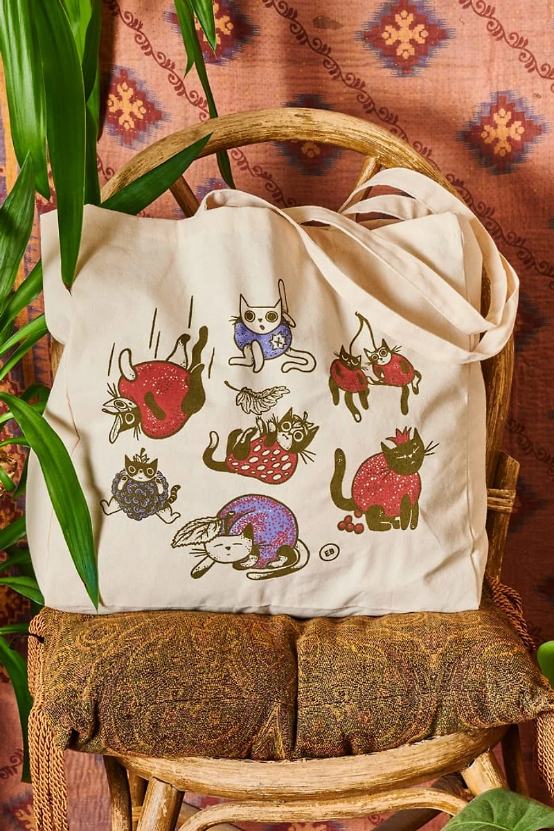 Buy EBX Fruit Cats Tote Bag Online at Earthbound Trading