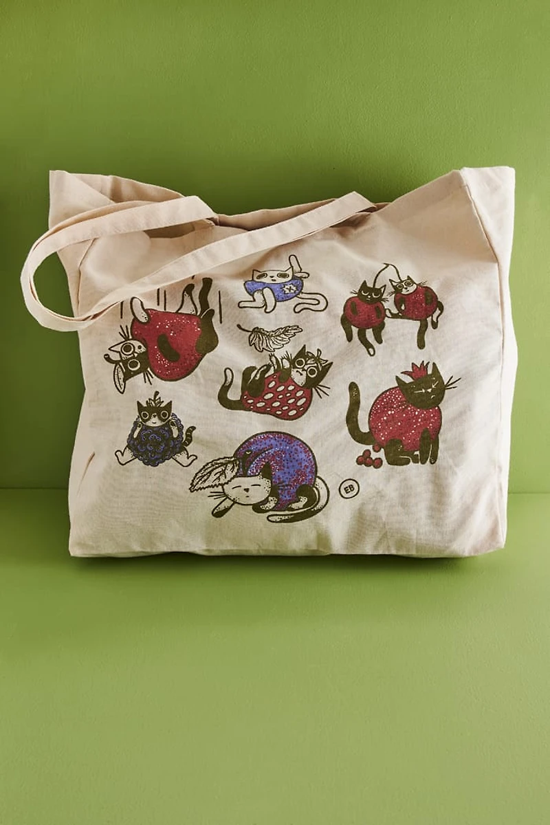 Buy EBX Fruit Cats Tote Bag Online at Earthbound Trading