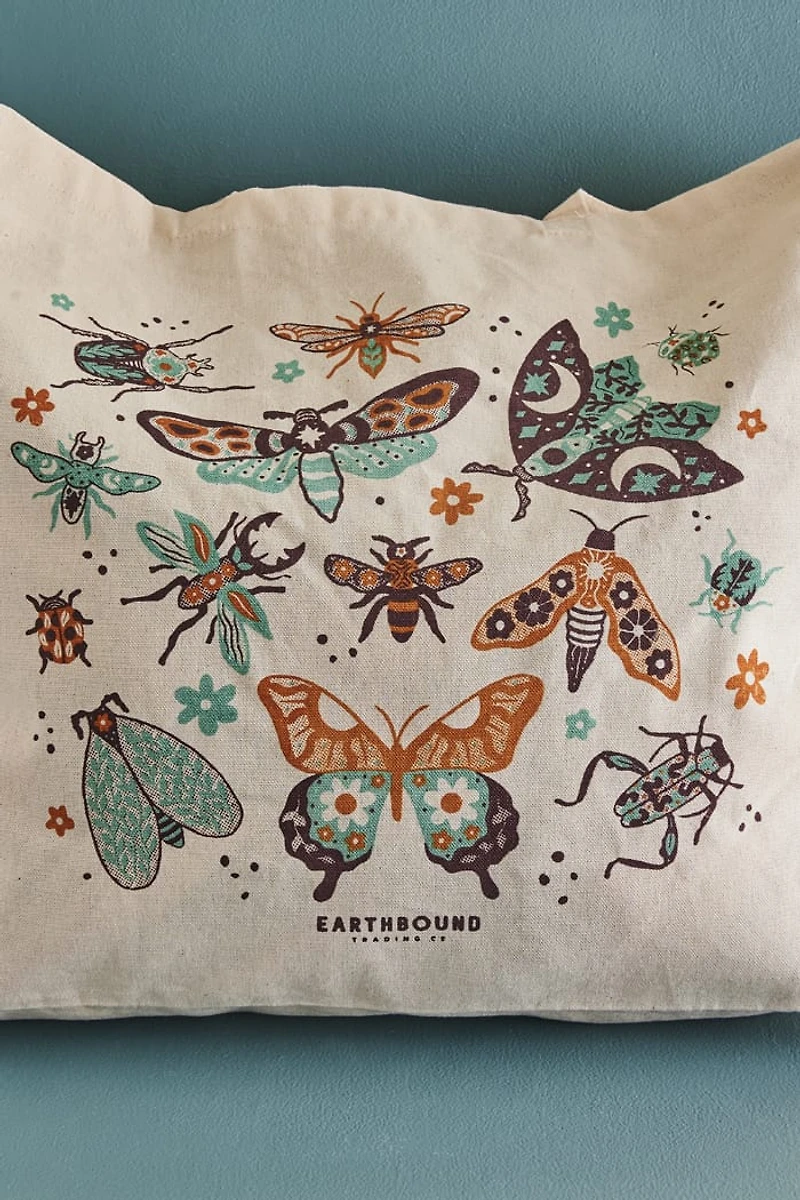 Buy EBX Floral Insects Tote Bag Online at Earthbound Trading