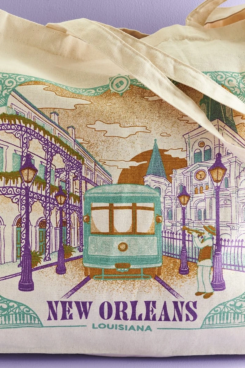 Buy EBX New Orleans Travel Series Tote Bag Online at Earthbound Trading