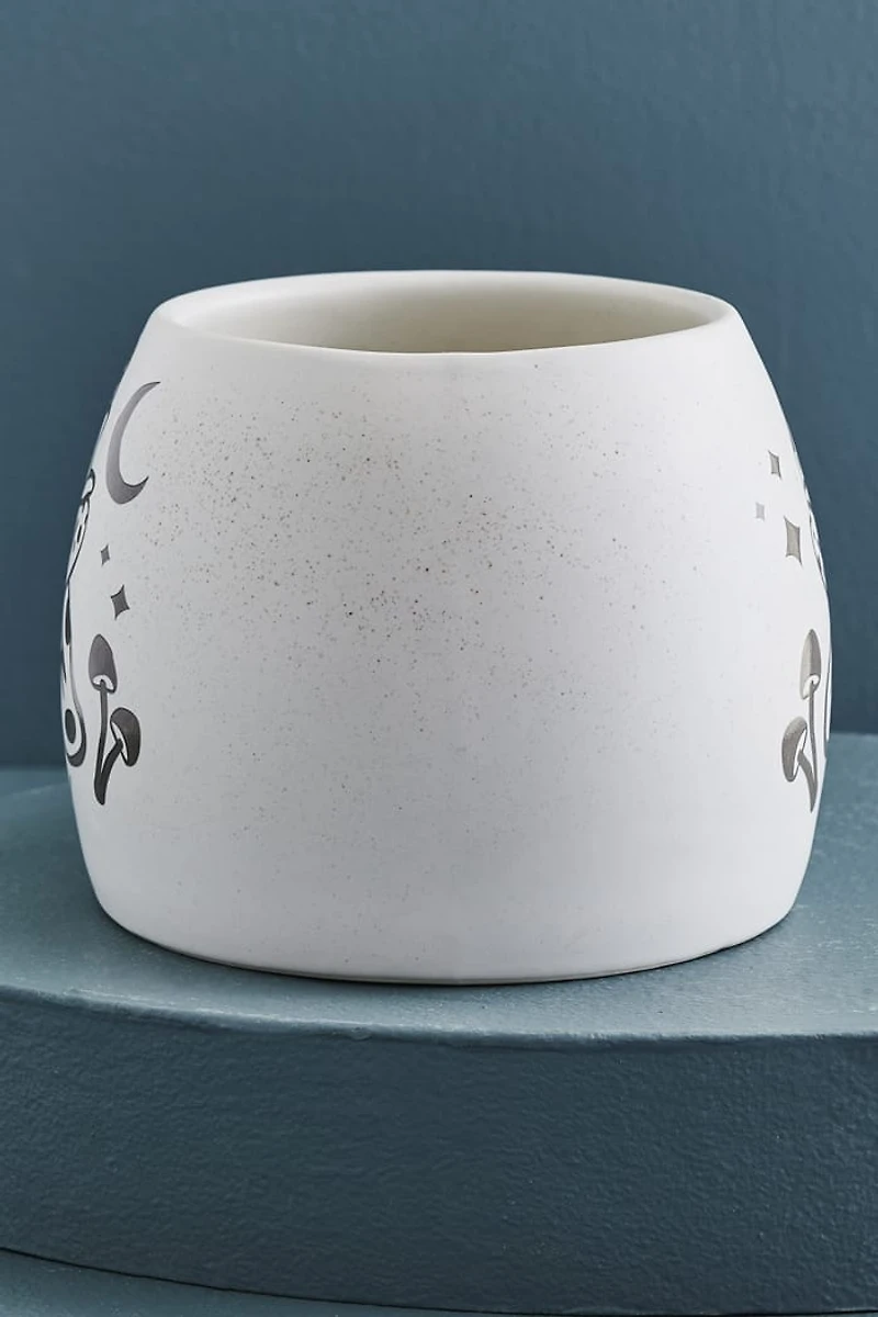 Moonlit Mushroom Frog Speckled Mug