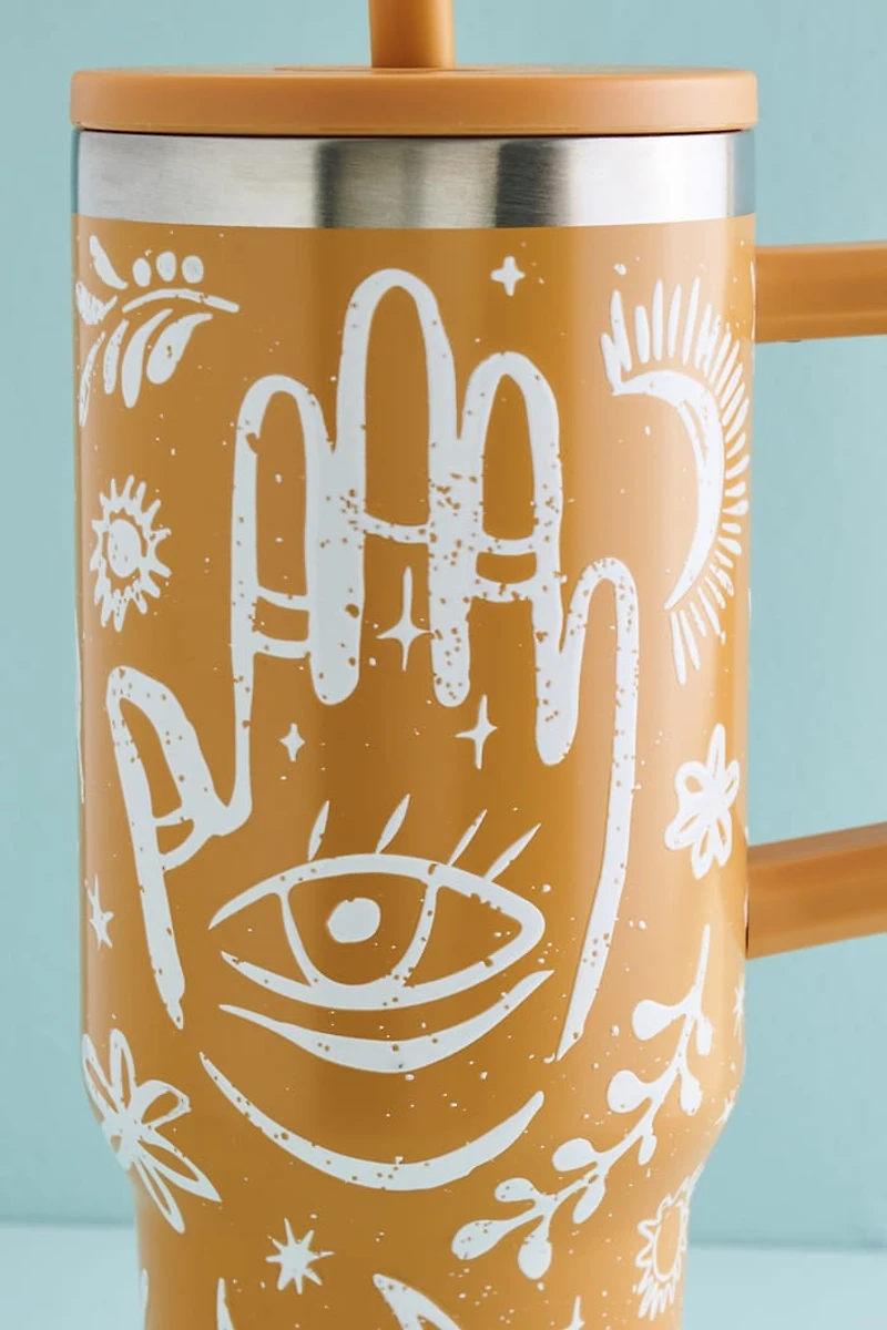 Hamsa Hand 40oz Stainless Steel Tumbler