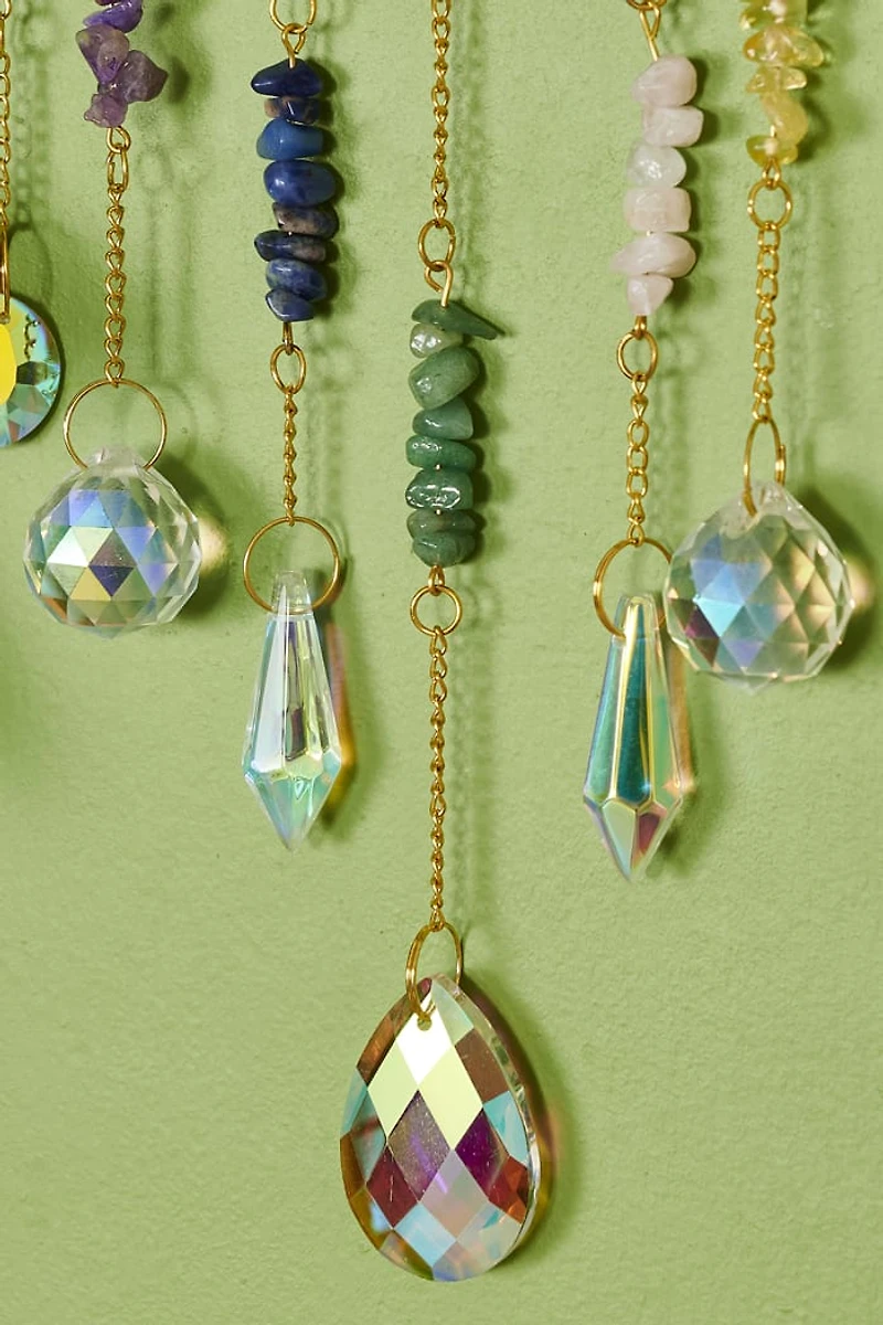 Multi Stone Fairy Cloud Crystal Mobile