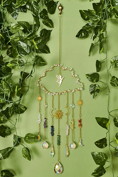 Multi Stone Fairy Cloud Crystal Mobile