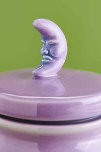 Mystic Moon Black Cat Stash Jar