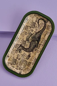Green Dragon Rolling Tray w/ Lid