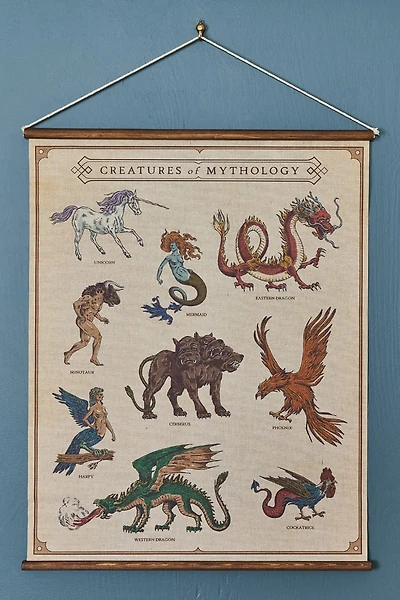 EBX Creatures of Mythology Wall Art Banner