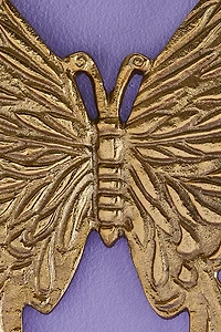 Gold Butterfly Wall Plaque