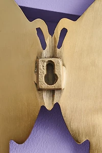 Gold Butterfly Wall Plaque