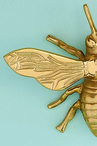 Gold Bee Wall Plaque