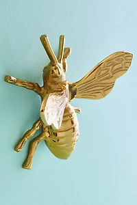 Gold Bee Wall Plaque