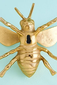 Gold Bee Wall Plaque