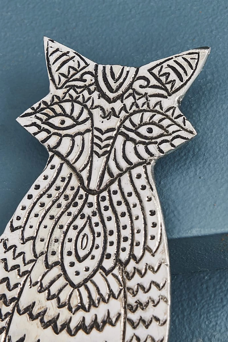 Fox Flat Incense Burner
