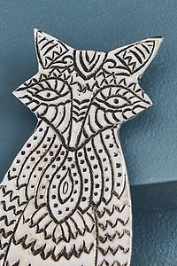 Fox Flat Incense Burner