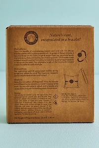 Sandalwood boho Scented Set - Organic Bracelet & Fragrance Spray