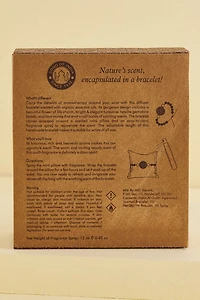 Agarwood Organic Goodness Scented Bracelet and Fragrance Spray Set - boho Aromas