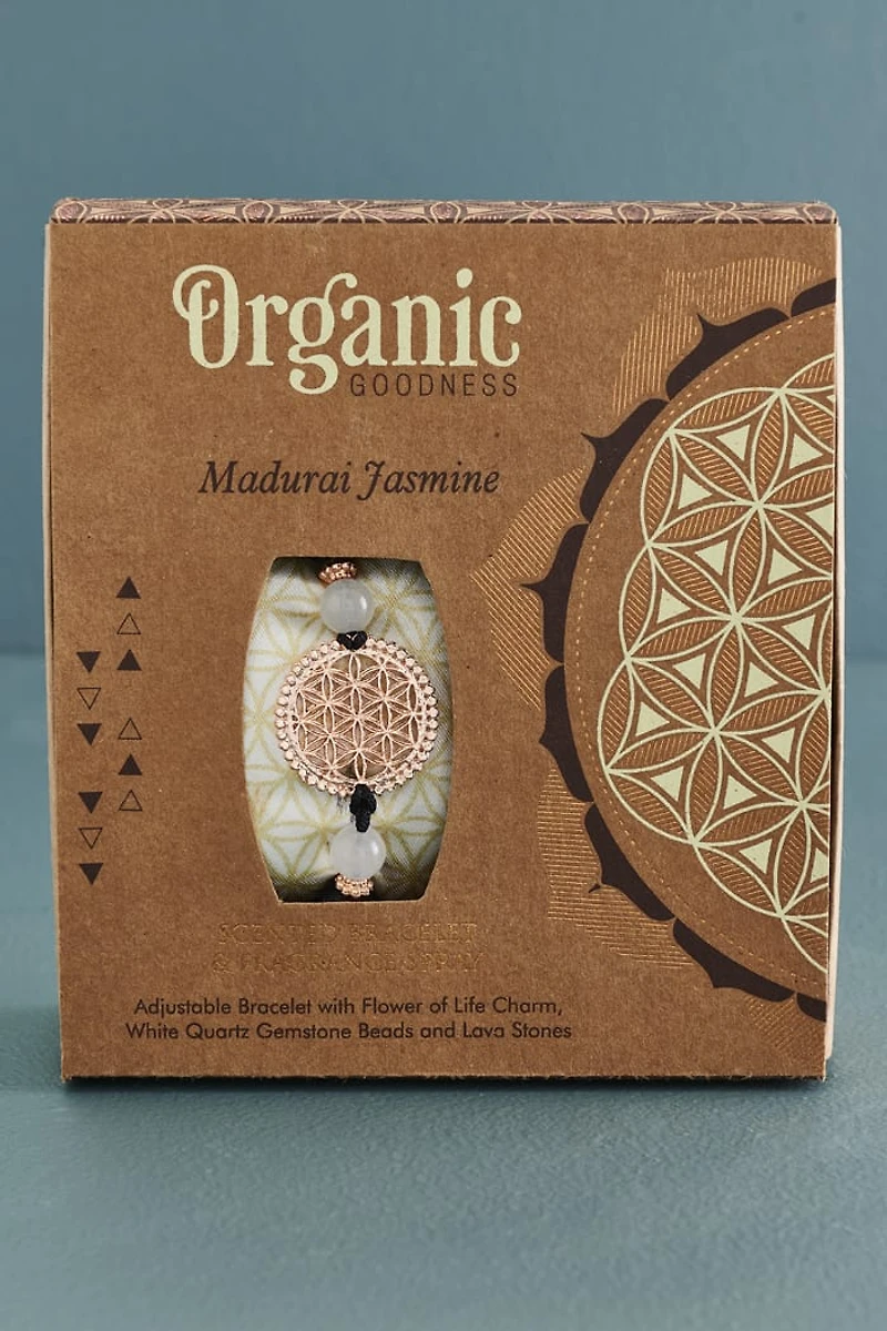 Buy Jasmine Organic Goodness Scented Bracelet and Fragrance Spray Set Online at Earthbound Trading