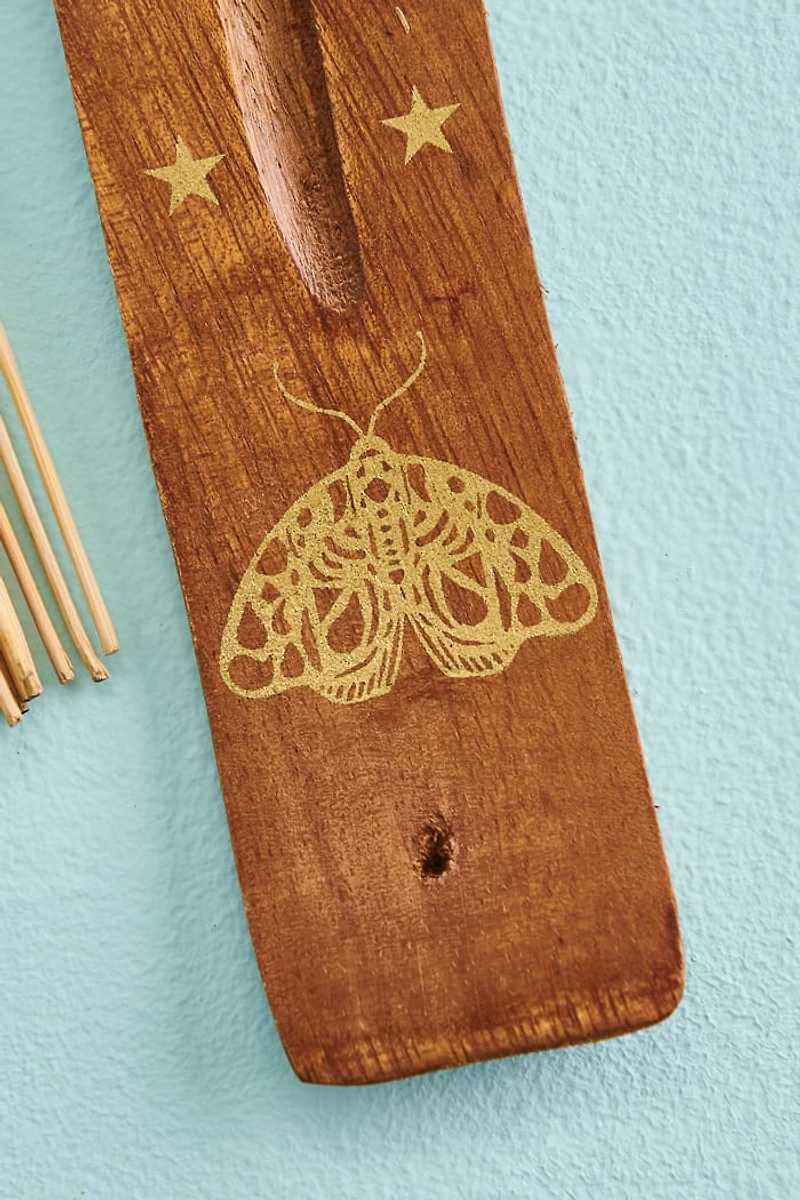 Celestial Moth Flat Incense Burner