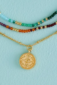 Buy Gold Coin Mini Beaded Anklet Set Online at Earthbound Trading