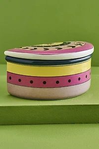 Rainbow Mystic Eye Ceramic Box